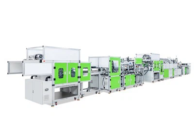 Linha de produção lateral do filtro de ar condicionado do automóvel quatro