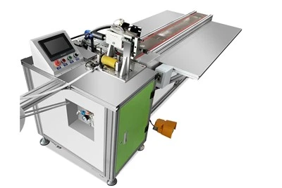 Máquina semiautomática de colagem de filtro de ar de carabina